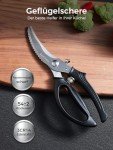 Heavy Duty Poultry Shears with Safety Lock