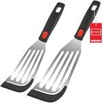 Silicone Fish Turner Spatula Set - 2 Sizes