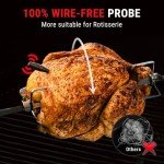 Wireless Meat Thermometer with Ultra-Thin Probes