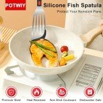 Silicone Fish Turner Spatula Set - 2 Sizes