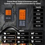 Wireless Meat Thermometer for Grilling and Smoking