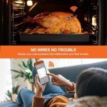Wireless Meat Thermometer with Bluetooth App Control