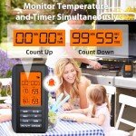 Wireless Meat Thermometer for Grilling and Smoking