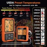 Yunbaoit Wireless Meat Thermometer with Dual Probes