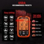 Wireless Meat Thermometer with Ultra-Thin Probes