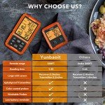 Yunbaoit Wireless Meat Thermometer with Dual Probes
