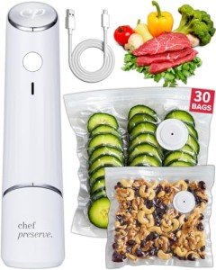 Chef Preserve Vacuum Sealer with 30 Bags
