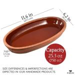 Terracotta Oval Cooking Pots - Set of 2