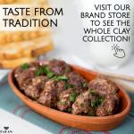 Terracotta Oval Cooking Pots - Set of 2