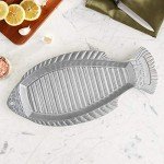 Gourmet Grilling Pan for Fish - 18.5-Inch