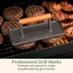 Cuisinart Cast Iron Grill Press with Wood Handle