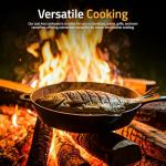 12-Inch Pre-Seasoned Cast Iron Frying Pan