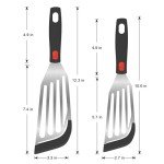 Silicone Fish Turner Spatula Set - 2 Sizes