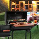 30-Inch Charcoal Grill with Side Tables
