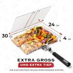 Portable Stainless Steel Grill Basket and Accessories