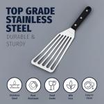 Stainless Steel Fish Turner Spatula - 12.4”