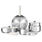 Versatile Induction Cookware Set with Removable Handles