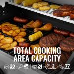 Stainless Steel 5-Burner Propane Grill for BBQ