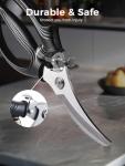 Heavy Duty Poultry Shears with Safety Lock