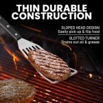 Stainless Steel Fish Turner Spatula - 12.4”