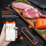 Wireless Meat Thermometer with Bluetooth App Control