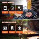 Wireless Meat Thermometer with Bluetooth App Control