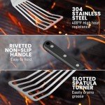 Stainless Steel Fish Turner Spatula - 12.4”