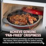 Microwave Grill Pan for Meats and Vegetables