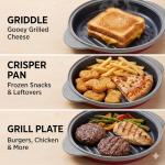 Microwave Grill Pan for Meats and Vegetables