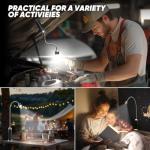 Parrilla Magnética: 2 Luces Flexibles para Cocina