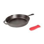 12-Inch Lodge Cast Iron Skillet with Hot Handle