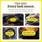 12-Inch Lodge Cast Iron Skillet with Hot Handle