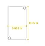 Lodge Cast Iron Reversible Grill/Griddle Plan 9.5"x16.75
