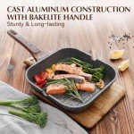 Versatile 9.5-Inch Nonstick Grill Pan for Cooking
