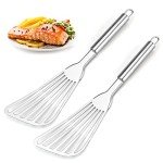 Stainless Steel Fish Spatula Set for Cooking