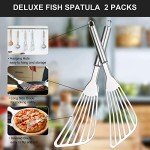 Stainless Steel Fish Spatula Set for Cooking