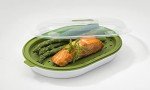 BPA-Free Green Steamer for Fish and Vegetables