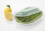 BPA-Free Green Steamer for Fish and Vegetables