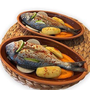 Terracotta Oval Cooking Pots - Set of 2