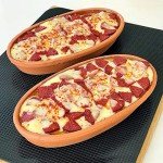 Terracotta Oval Cooking Pots - Set of 2