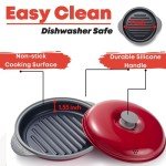 Microwave Grill Pan for Meats and Vegetables