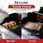 Portable Stainless Steel Grill Basket and Accessories