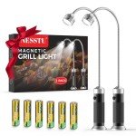 Parrilla Magnética: 2 Luces Flexibles para Cocina