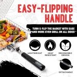Portable Stainless Steel Grill Basket and Accessories