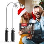 Parrilla Magnética: 2 Luces Flexibles para Cocina