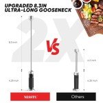 Parrilla Magnética: 2 Luces Flexibles para Cocina