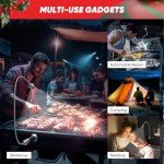 Parrilla Magnética: 2 Luces Flexibles para Cocina