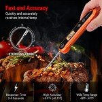 Instant Read Waterproof Meat Thermometer for Cooking