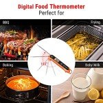 Instant Read Waterproof Meat Thermometer for Cooking