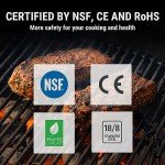 Instant Read Waterproof Meat Thermometer for Cooking